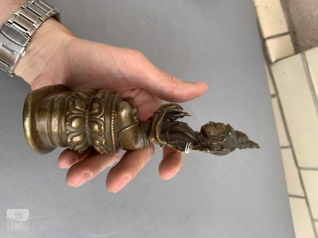 A BRONZE FIGURE OF MANJUSHRI - 图7
